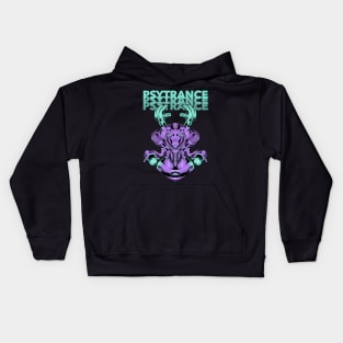 Alien Ufo DJ Psytrance Kids Hoodie